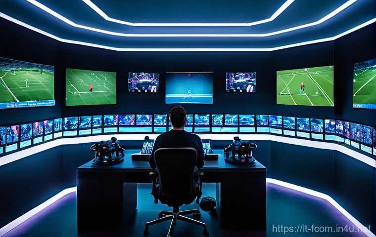 FC온라인 팀 구성 공략법 - Image Prompt 1: The Tactical Maestro's Canvas**