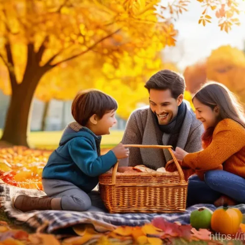 FC온라인 경기 리플레이 확인 - **Prompt 1: Cozy Family Picnic in an Autumn Park**
    "A heartwarming, detailed illustration of a d...