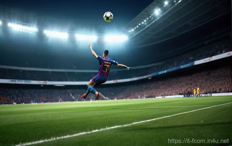 FC온라인 인게임 체험 구간 - **Prompt 1: "The Art of the Dribble"**
    A highly detailed, realistic image of a professional male...